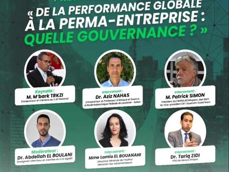 Plénière : ’De la performance globale à la Perma-entreprise quelle gouvernance