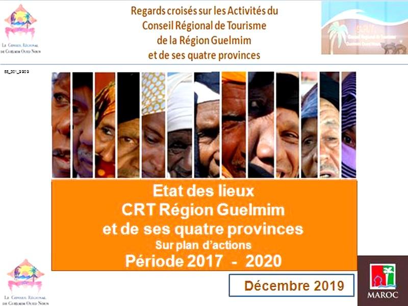 Etat des lieux CRT Région Guelmim  et de ses quatre provinces Sur plan d’actions Période 2017  -  2020 