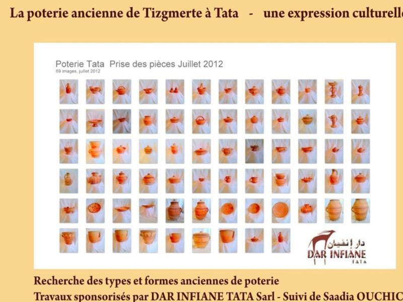 Réhabilitation de la poterie traditionnelle de TATA Programme sponsorisé et réalisé par Dar Infiane (AMDGJB - TSGJB)