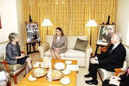 S A R la Princesse Lalla Hasnaa s'entretient à Nagoya avec la directrice générale de l'Unesco