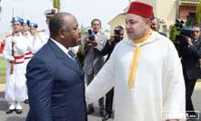 Sa Majesté le Roi Mohammed VI s’entretient à Rabat avec le Président gabonais S