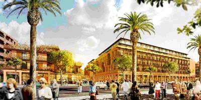 Marrakech  le projet Carré Eden livré fin 2013