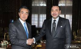 Activité Royale S.M. le Roi reçoit le ministre chinois des Affaires étrang&egra