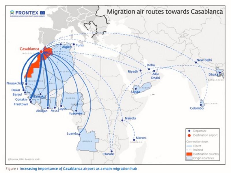 Frontex place les Marocains au Top ten des passeurs La route de la Méditerranée occidentale y est pour beaucoup