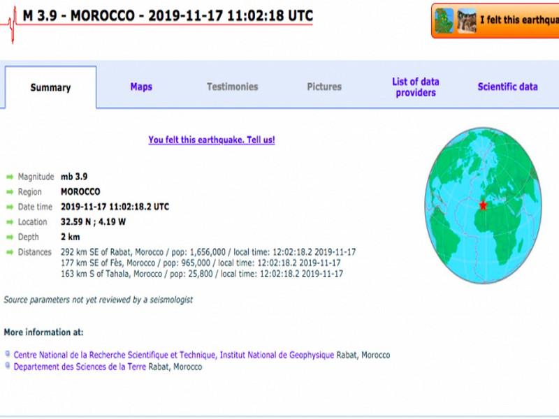 Le Maroc secoué par de nombreuses secousses sismiques