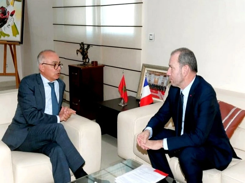#Maroc_France : Chakib Benmoussa s'entretient avec #Christophe_Lecourtier