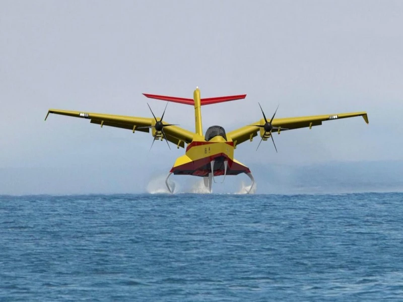 Des Belges développent un avion bombardier d’eau qui pourrait remplacer le Canadair
