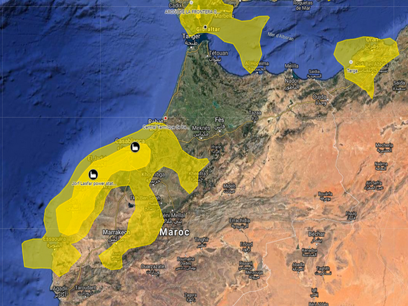Le Maroc, foyer critique de la pollution en dioxyde de soufre dans le monde