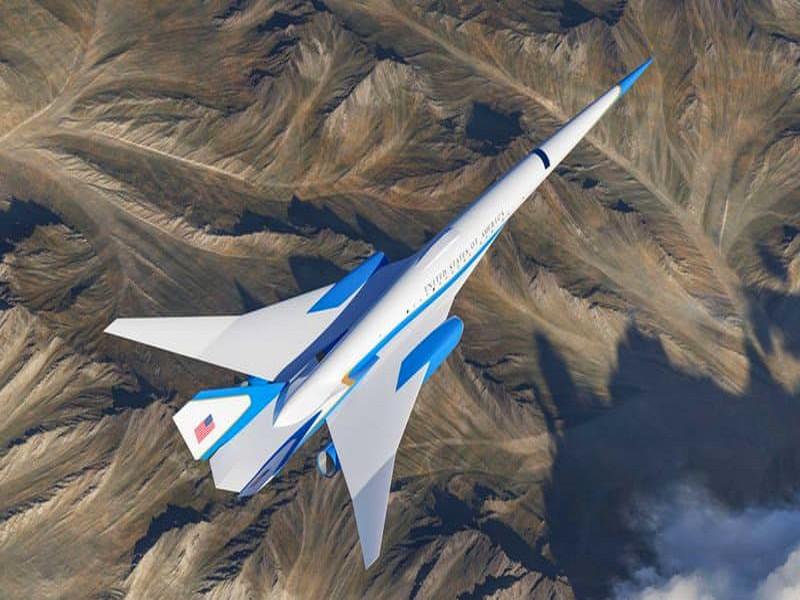Le futur avion supersonique du président américain se dévoile