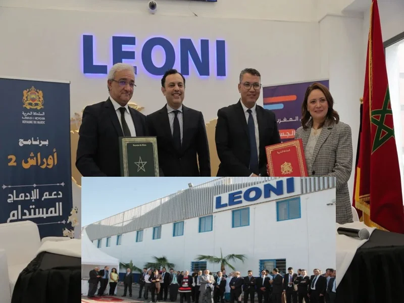 Leoni, groupe allemand, prévoit d'embaucher 15 000 employés au Maroc d'ici 2026 dans le secteur du câblage automobile