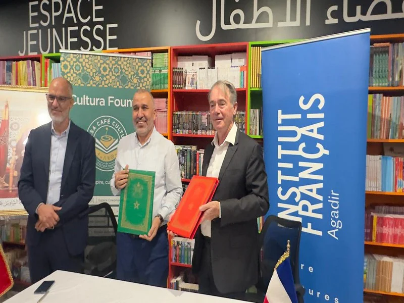 Un partenariat culturel à Agadir : l'Institut Français et Cultura Founty s'unissent pour dynamiser