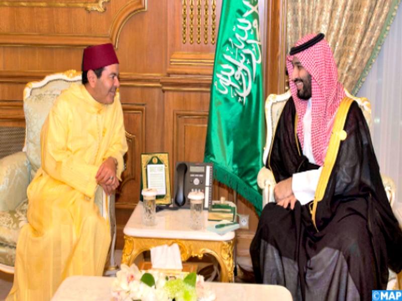 Le Prince Moulay Rachid rencontre à la Mecque MBS