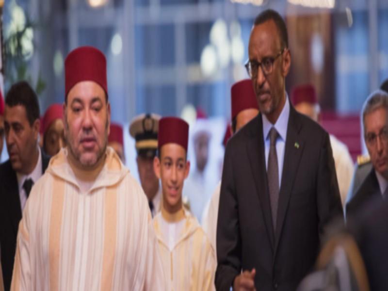 Arrivée du roi Mohammed VI à Kigali, capitale du Rwanda