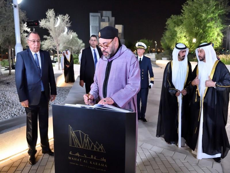 Palais royal Mohammed VI aux Emirats: visite privée ou de travail ? 