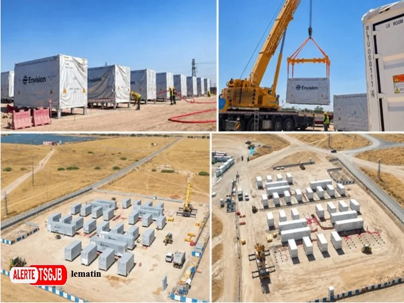 ALERTE TSGJB OCP Green Energy lance au Maroc un stockage solaire par batteries LFP de 125 MWh a Benguerir