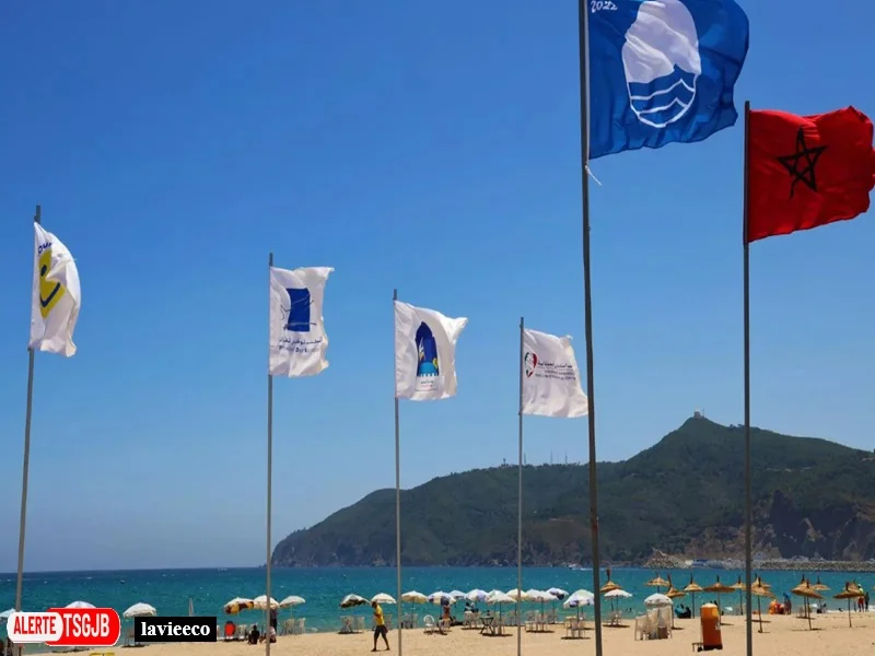 ALERTE TSGJB Pavillon Bleu 2026 au Maroc : 38 plages, marinas et sites labellises, un record national