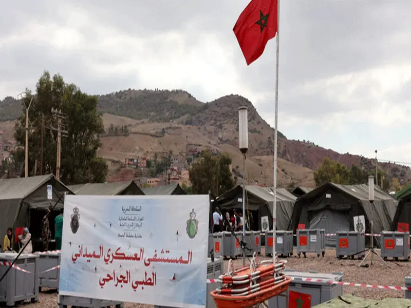 Séisme d’Al Haouz : les FAR déploient un Hôpital Médico-Chirurgical de Campagne dans la province de Taroudant