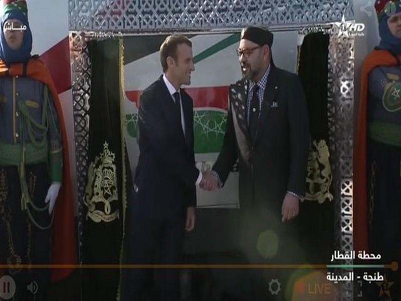 Le Roi Mohammed VI et le Président Macron ont inauguré le TGV marocain  