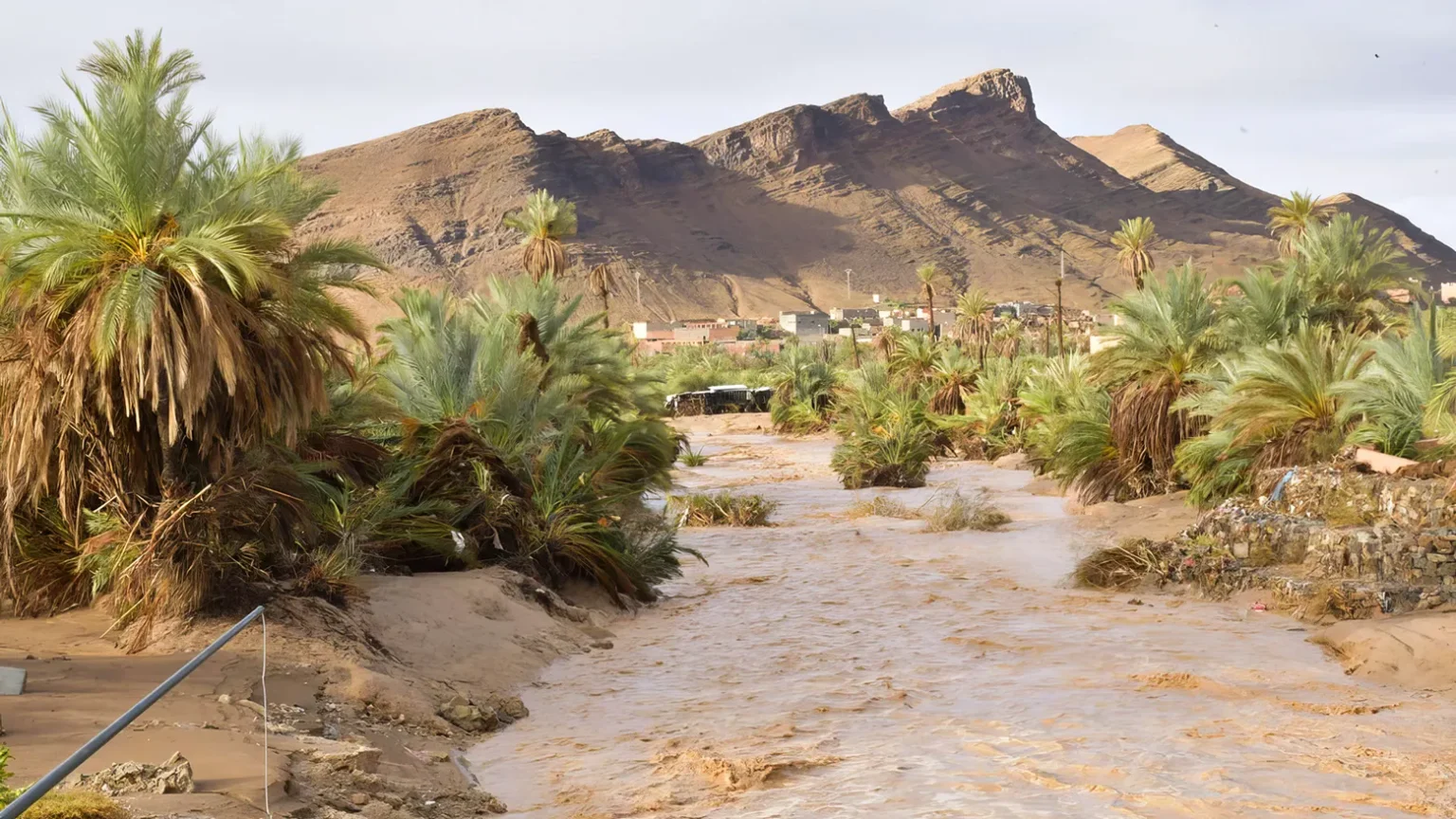 Un programme d’urgence de 20 millions de dirhams pour réhabiliter les oasis et infrastructures touchées par les inondations à Tata