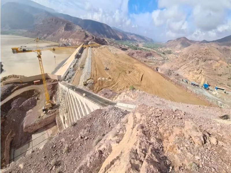 Surélévation du barrage Mokhtar Soussi : 54% des travaux achevés, livraison anticipée en novembre 2026 