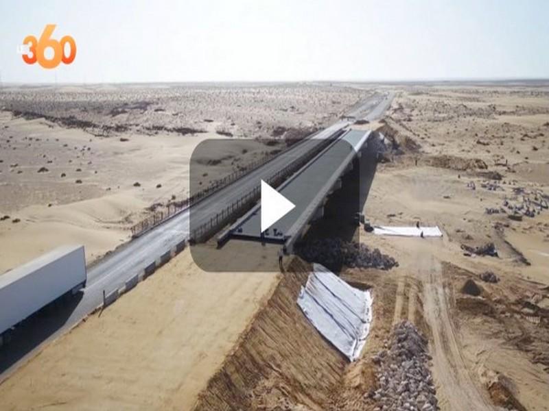 #MAROC_VOIE_EXPRESS_TIZNIT_DAKHLA_PONT: Vidéo. Voie express Tiznit-Dakhla: lancement des travaux du plus grand pont du Royaume 