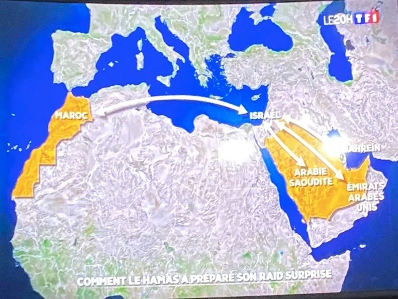 La chaîne française TF1 affiche (à son tour) la carte complète du Maroc