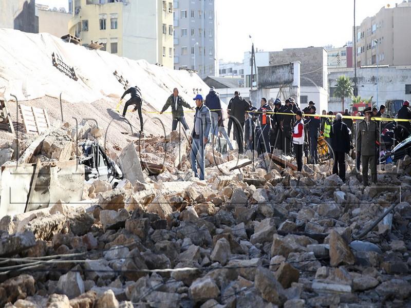 Effondrement d'un mur à Casablanca: 2 morts et 3 blessés - CP: A. Jarfi