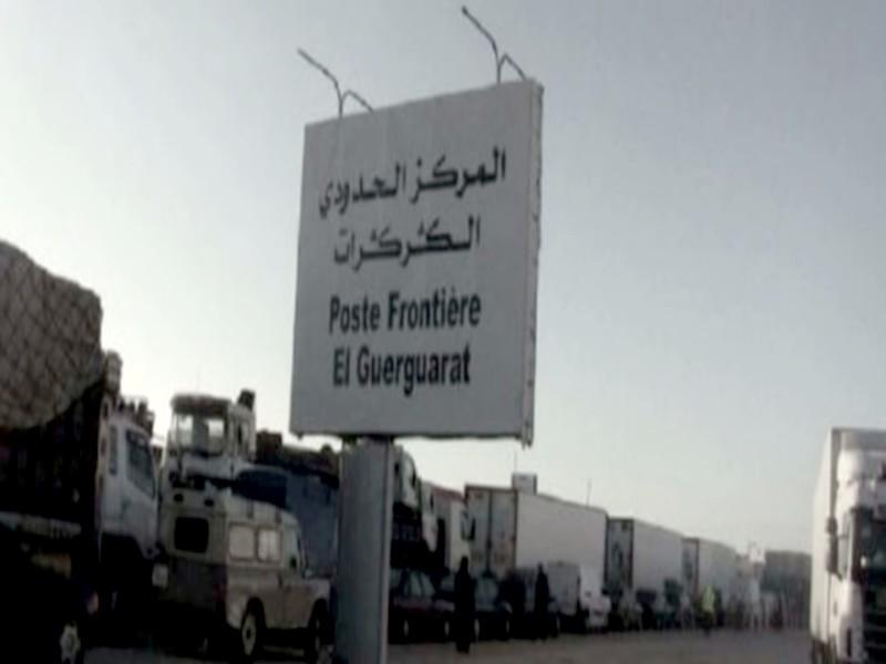 Le Polisario construit deux postes frontières à 200 mètres de Guerguerate