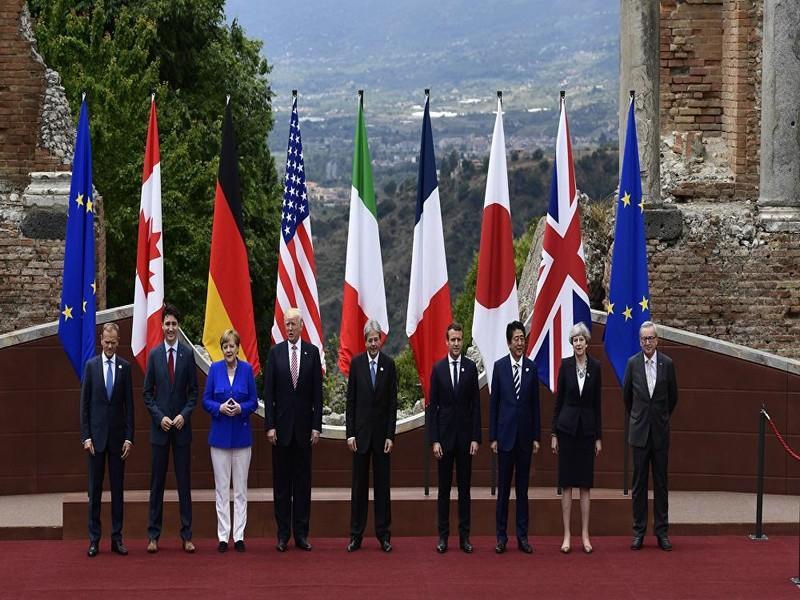 La position isolée de Donald Trump sur le climat divise le G7