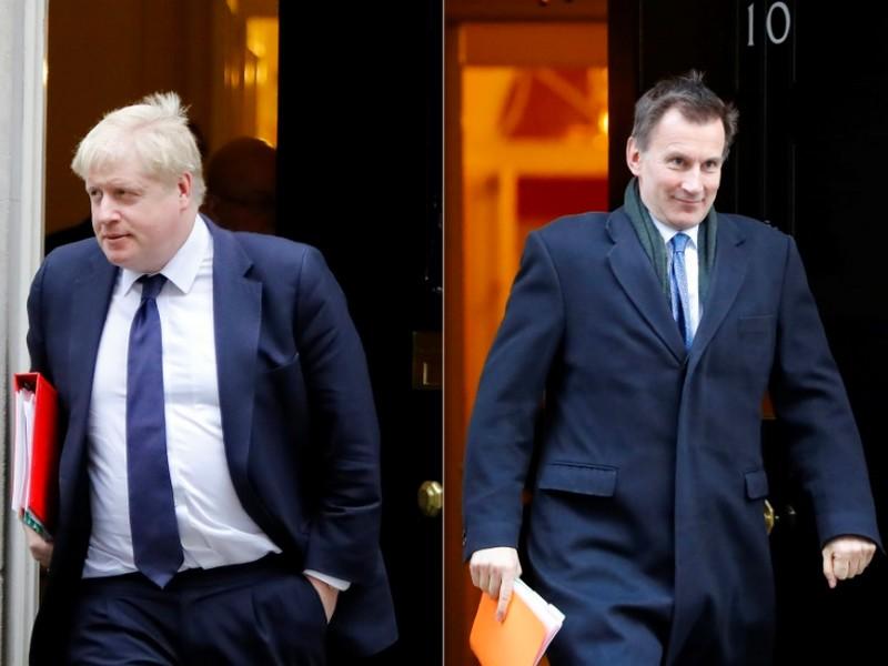 Boris Johnson, Jeremy Hunt, deux conservateurs prêts à un Brexit sans accord