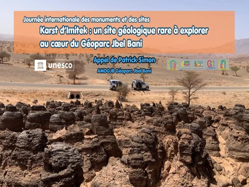 Karst d'Imitek : un site geologique rare a explorer au cœur du Geoparc Jbel Bani