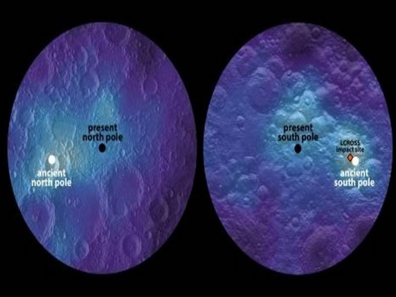 Il y a des milliards d'années, la lune s'est penchée