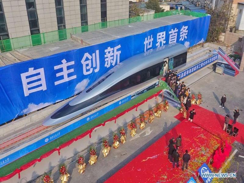 #CHINE_TESTS_MAGLEV_TRAIN_GRANDE_VITESSE: La Chine teste son train ultra-rapide : 620 km/h ! 