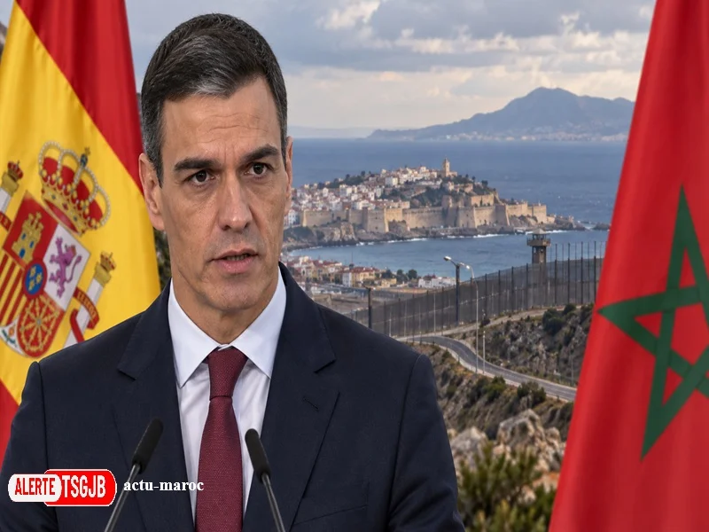 ALERTE TSGJB Pedro Sanchez durcit le ton envers le Maroc apres Ceuta