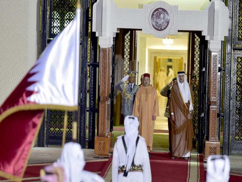 L'émir du Qatar offre une cérémonie d'accueil officielle en l'honneur du roi Mohammed VI
