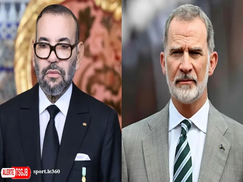 ALERTE TSGJB Mohammed VI felicite le roi Felipe VI apres le sacre mondial de l’Espagne