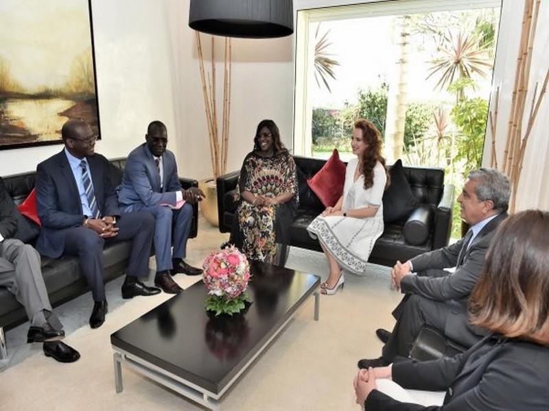 La Princesse Lalla Salma reçoit à Rabat la Première Dame du Sénégal