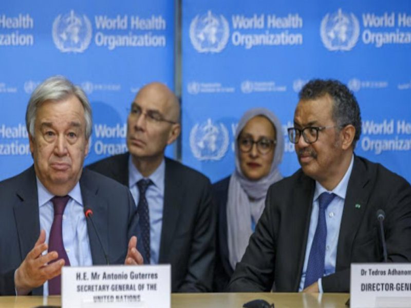 Coronavirus : Antonio Guterres juste stupide de ne pas financer l’OMS