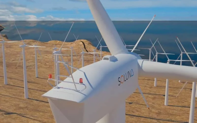 Soluna donne des nouvelles du project éolien-blockchain à Dakhla