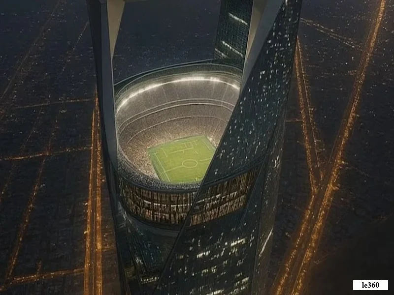 Stade NEOM : le futur stade suspendu du Mondial 2034 en Arabie