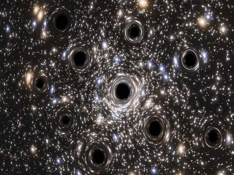 #ASTROPHYSIQUE_HUBBLE_20_TROUS_NOIRS: Découverte importante de 20 trous noirs regroupés en un mêm