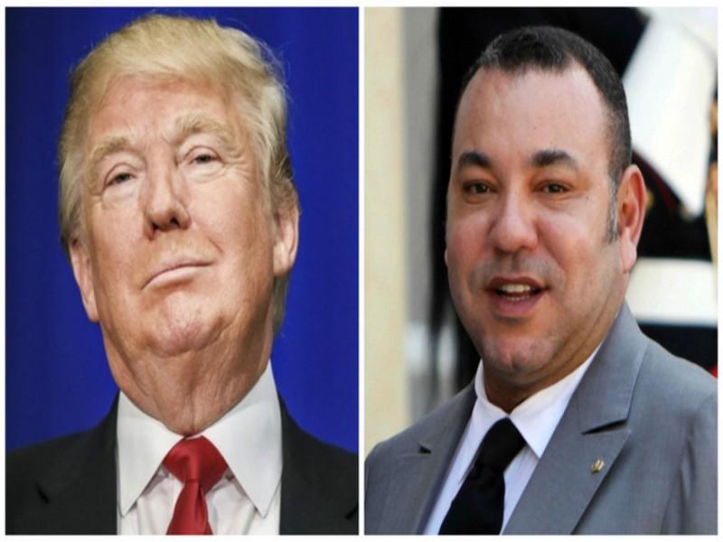 Entretien téléphonique entre le Roi Mohammed VI et Donald Trump