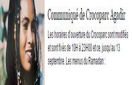 Agadir   Communiqué de Crocoparc 