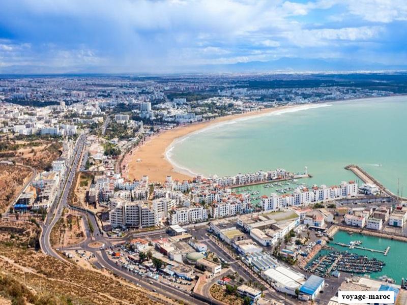 Agadir au Maroc : station balneaire, plages, kasbah et port de peche