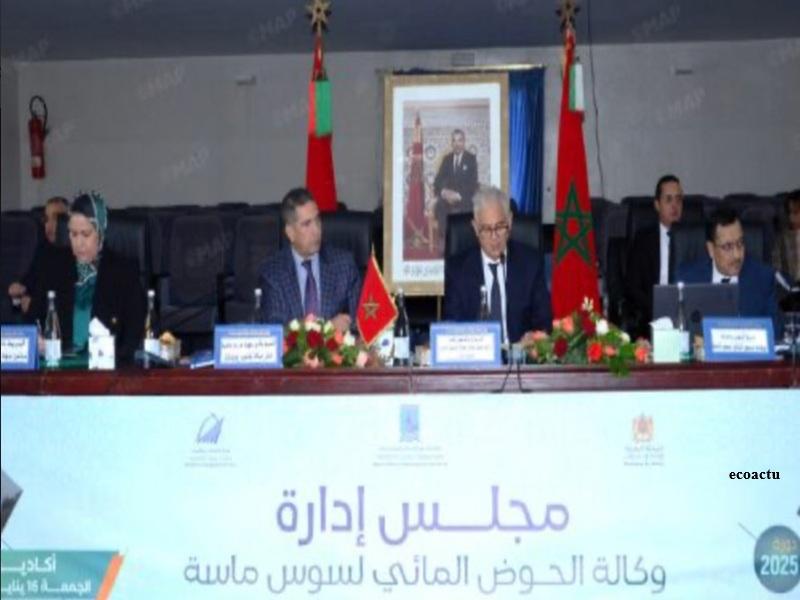 Souss-Massa : plus de 370 Mm³ d’apports en eau et acceleration des projets hydrauliques