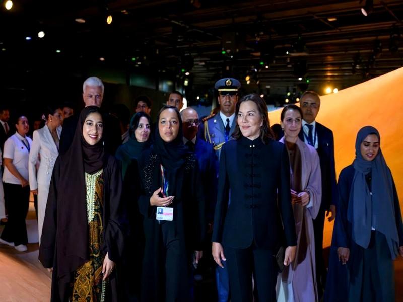 COP28 : S.A.R. la Princesse Lalla Hasnaa visite le pavillon 