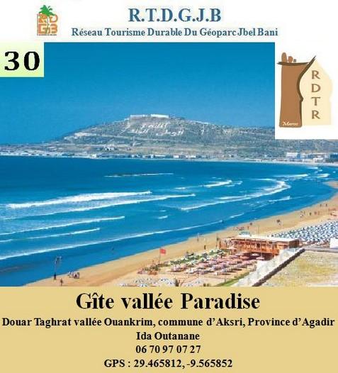Gîte vallée Paradise 