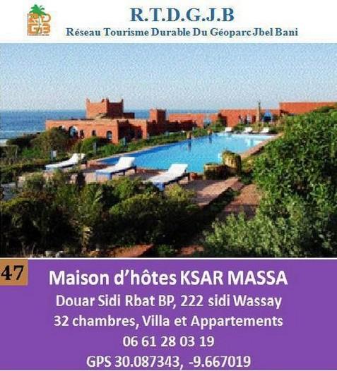 Maison d’hôtes KSAR MASSA